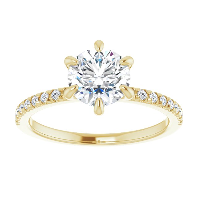 Accented Engagement Ring