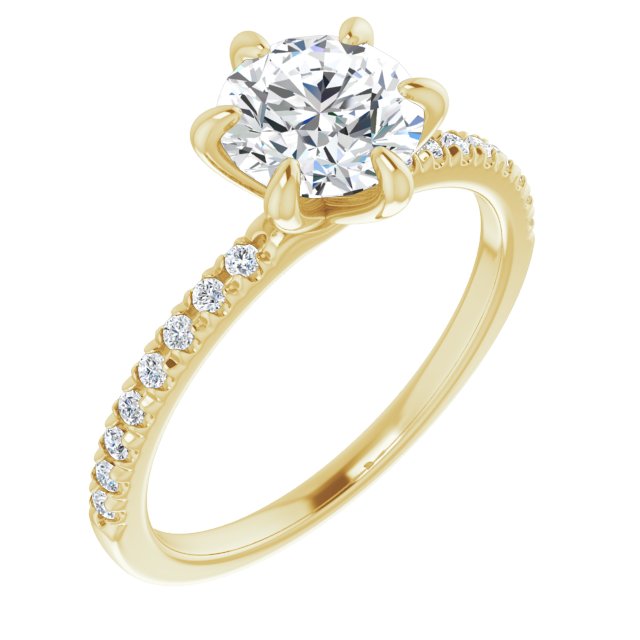 Accented Engagement Ring