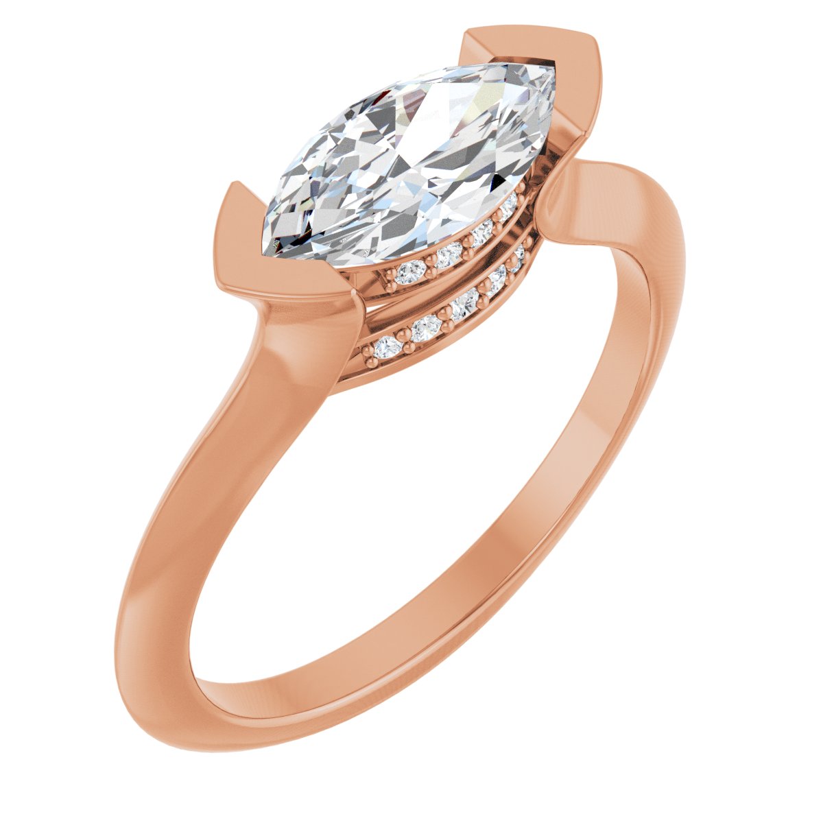 Accented Engagement Ring
