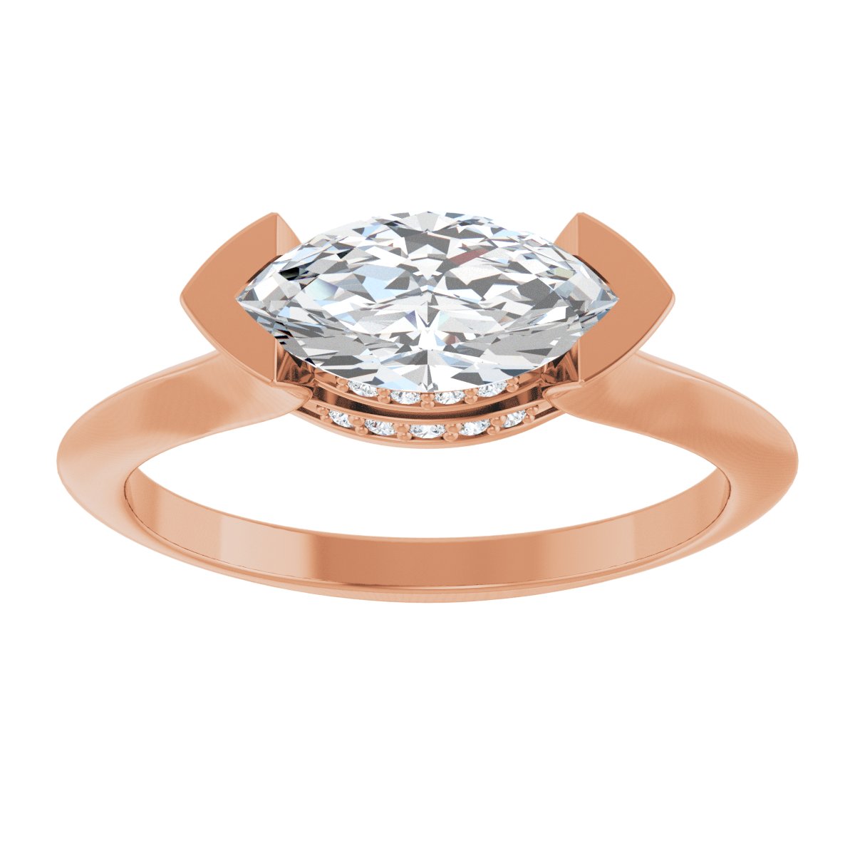 Accented Engagement Ring