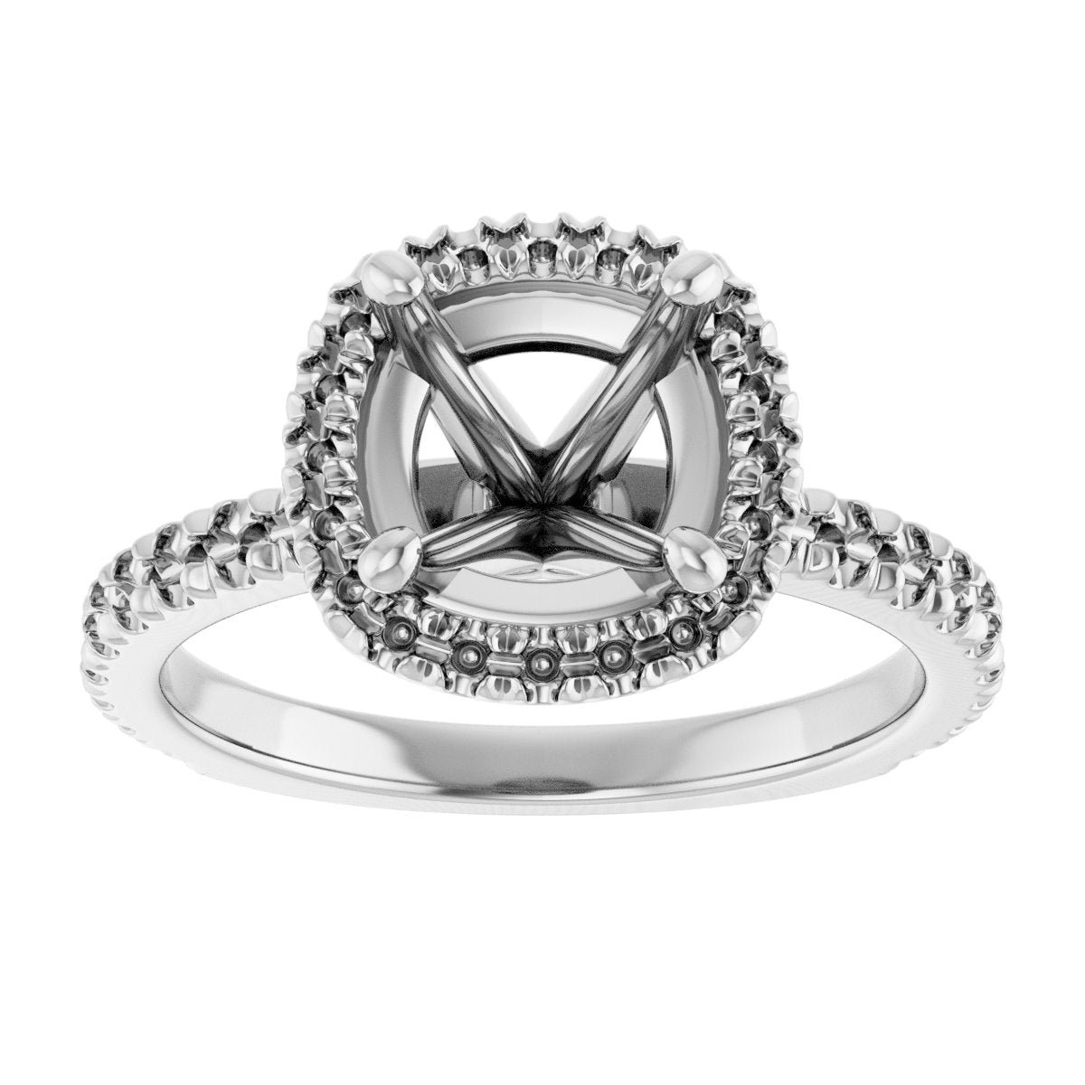 Halo-Style Engagement Ring