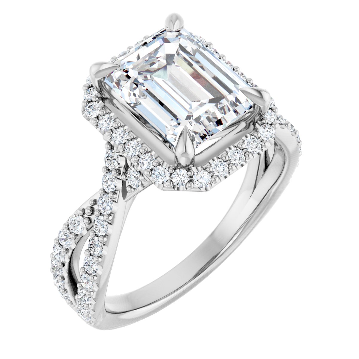 Halo-Style Engagement Ring