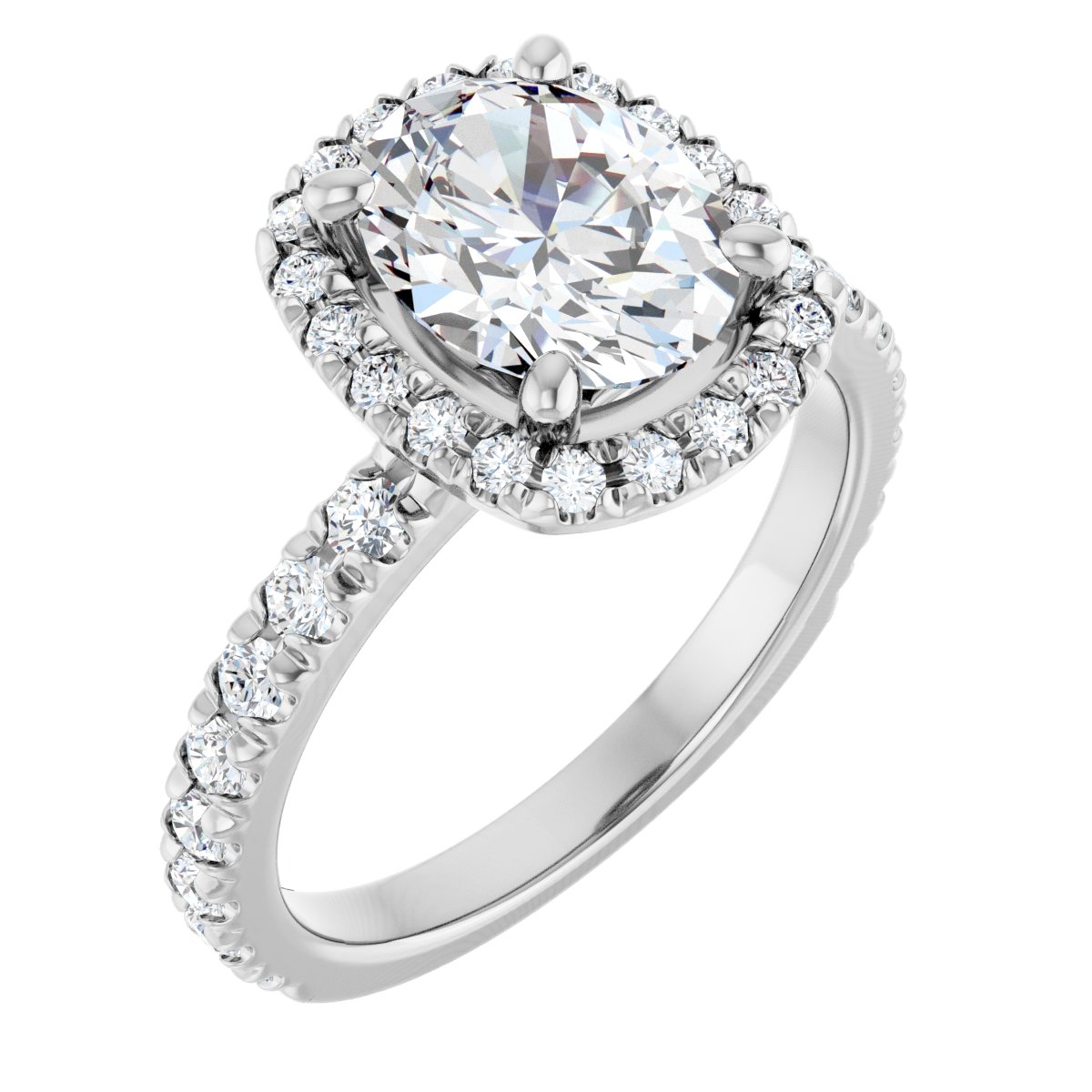 Halo-Style Engagement Ring
