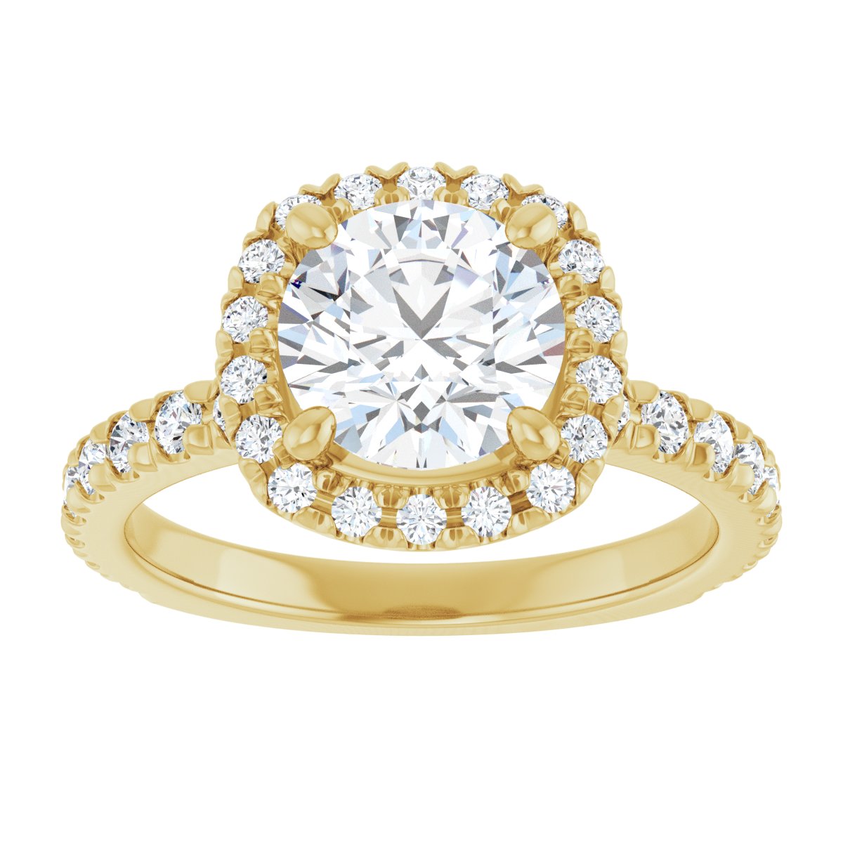 Halo-Style Engagement Ring