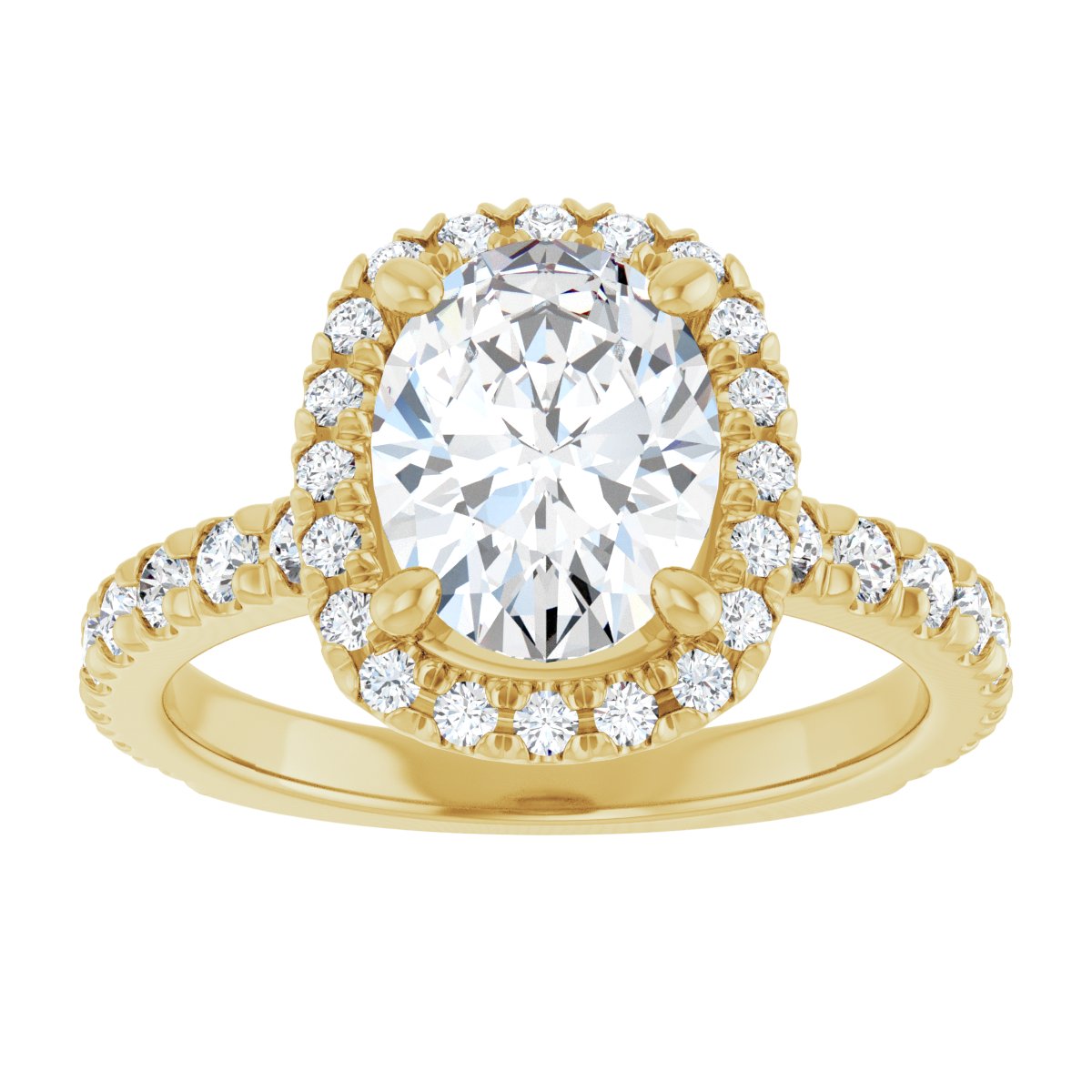 Halo-Style Engagement Ring