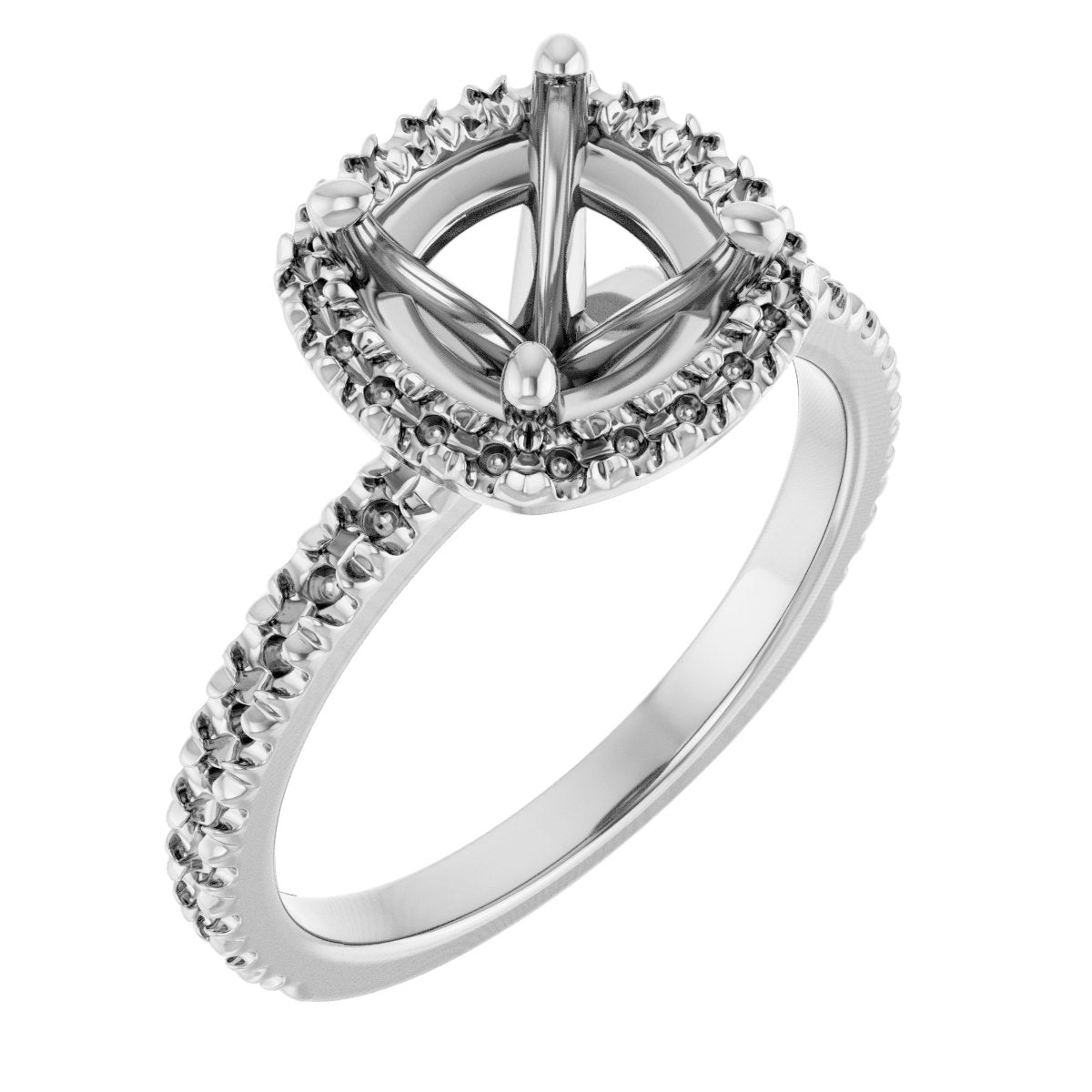 Halo-Style Engagement Ring