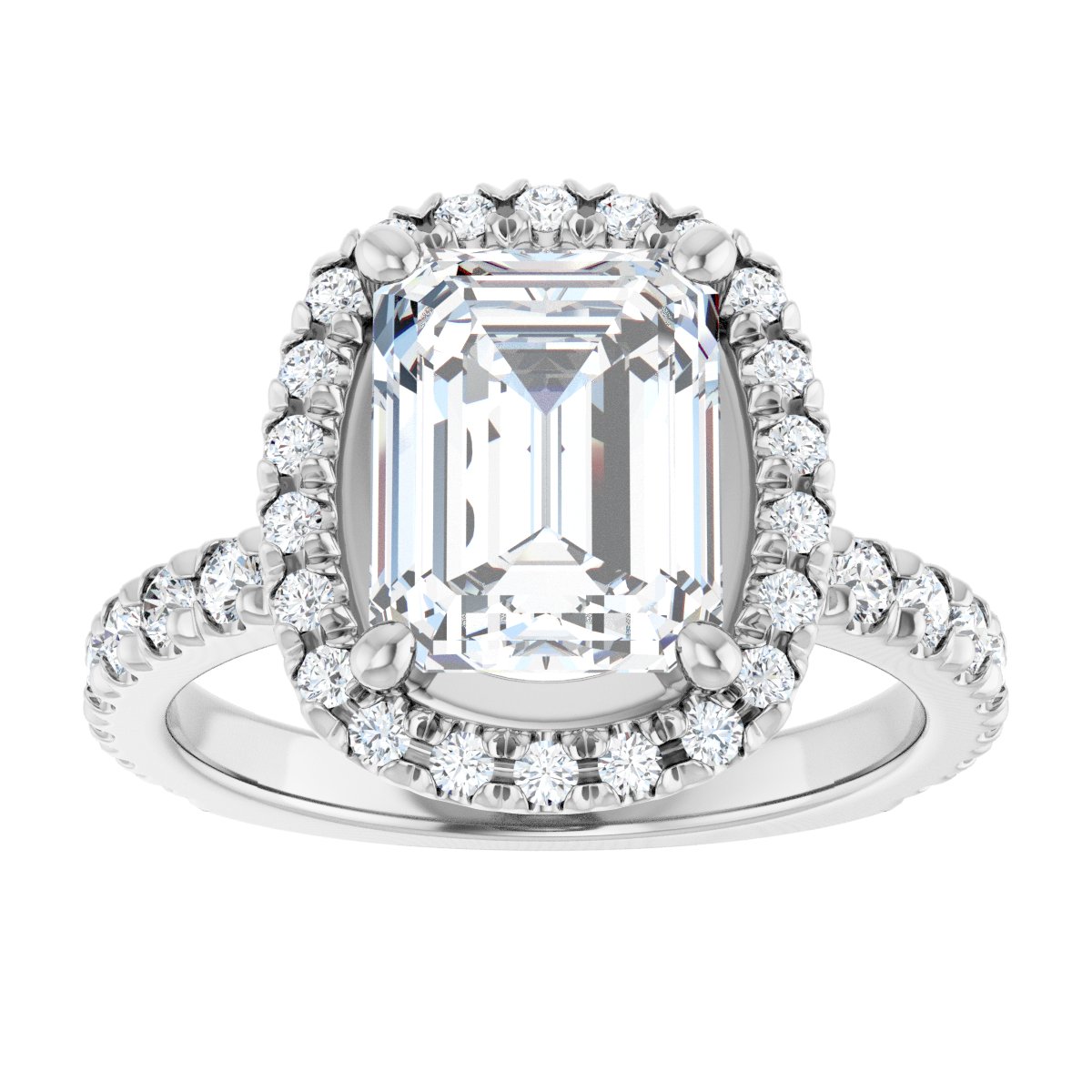 Halo-Style Engagement Ring