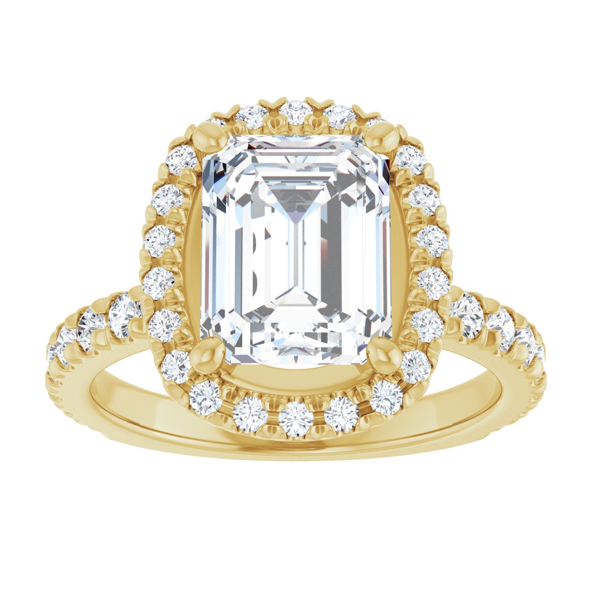 Halo-Style Engagement Ring