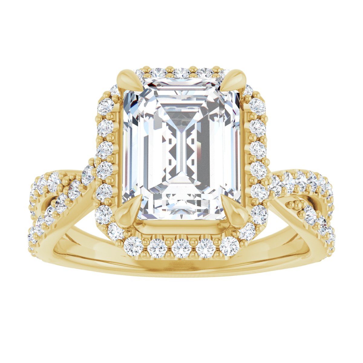 Halo-Style Engagement Ring