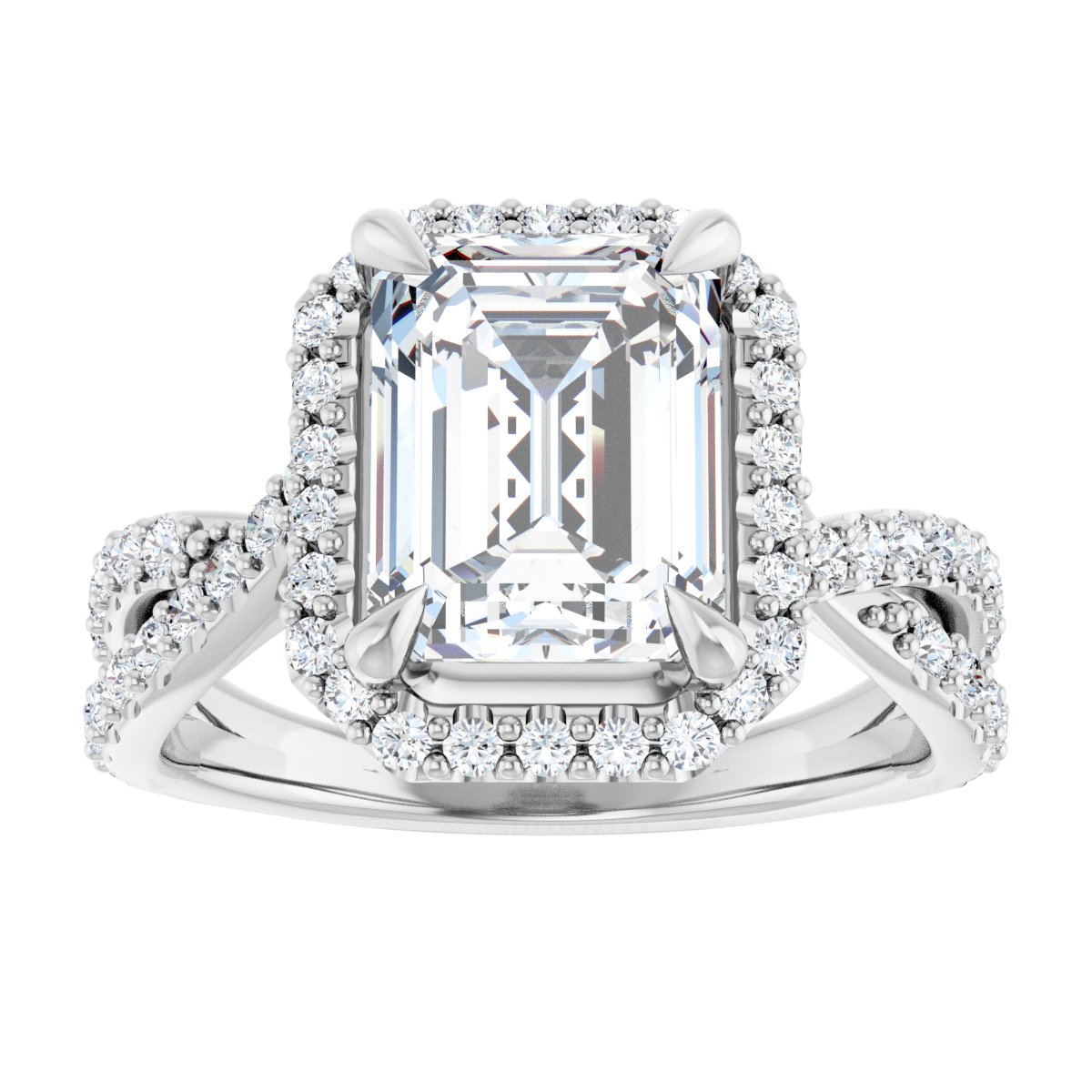 Halo-Style Engagement Ring