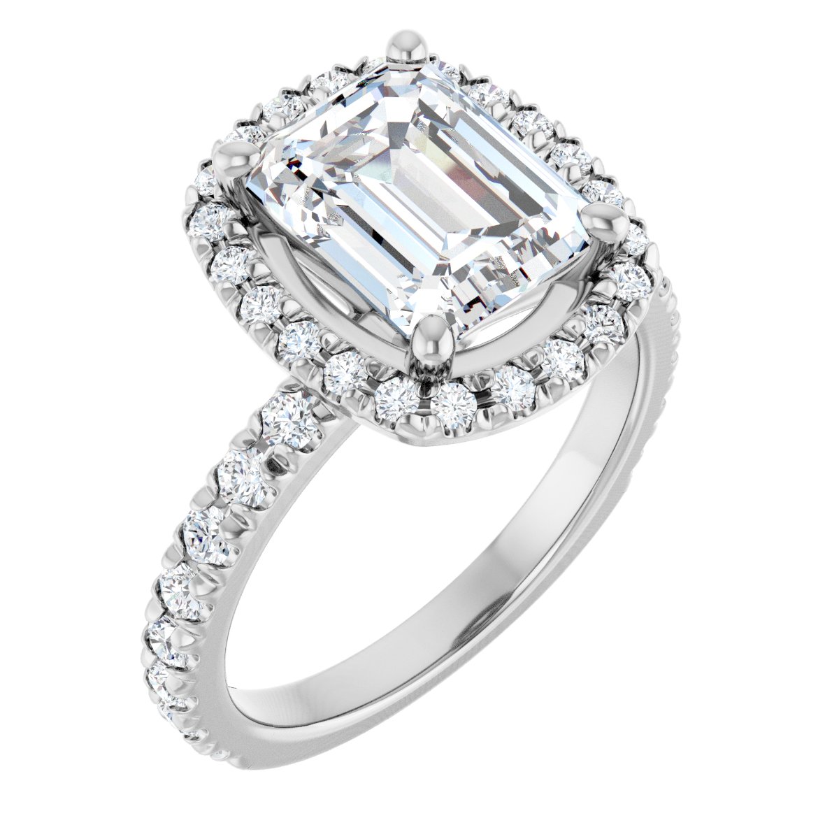 Halo-Style Engagement Ring