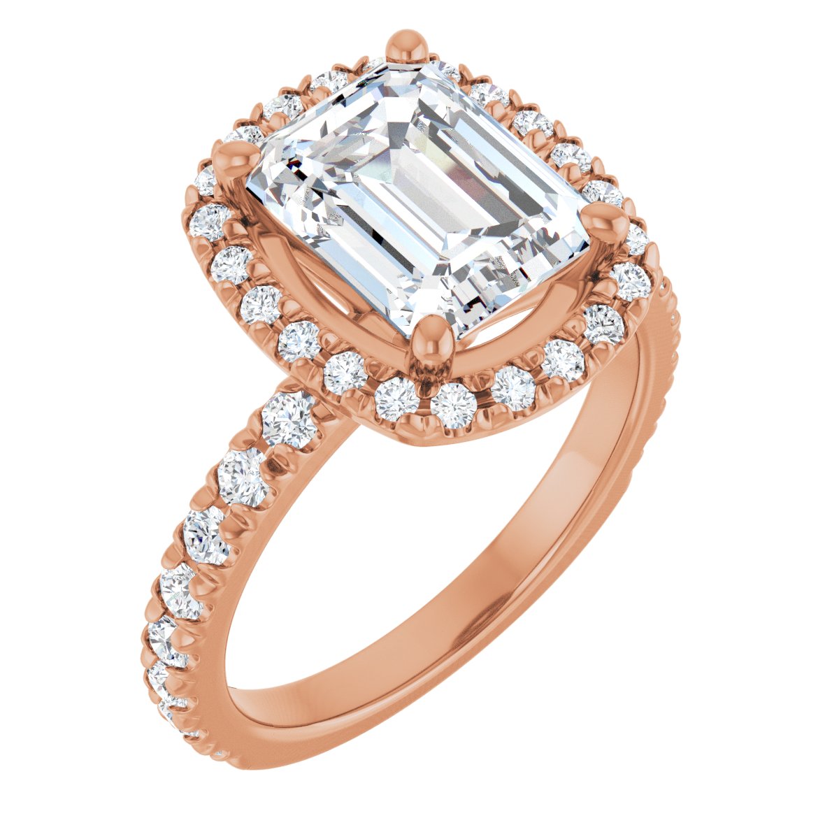 Halo-Style Engagement Ring