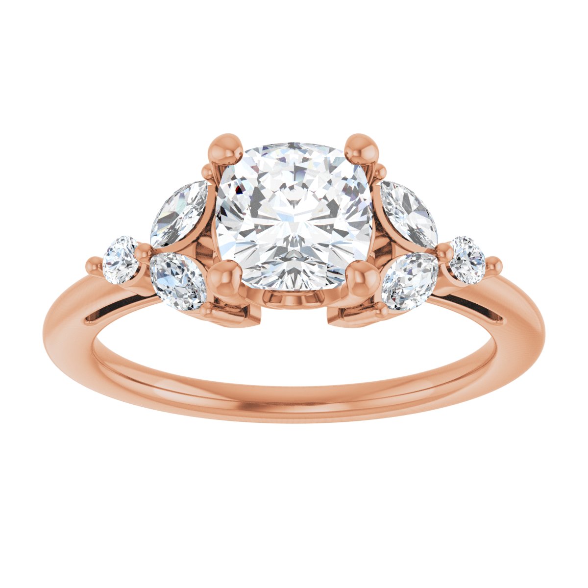 Accented Engagement Ring