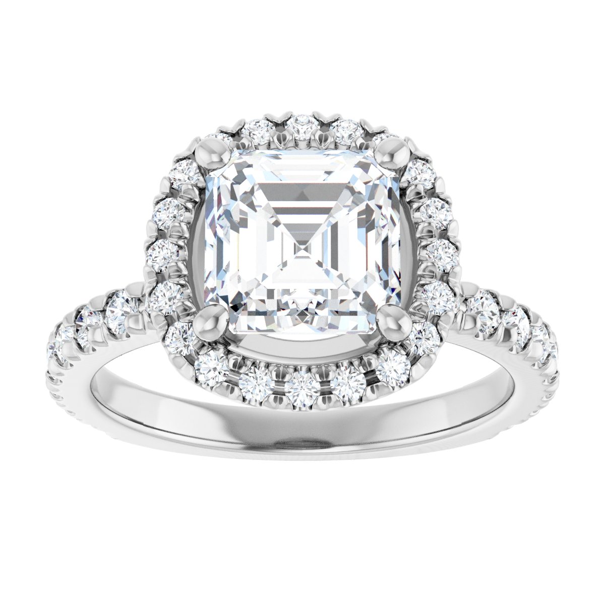 Halo-Style Engagement Ring