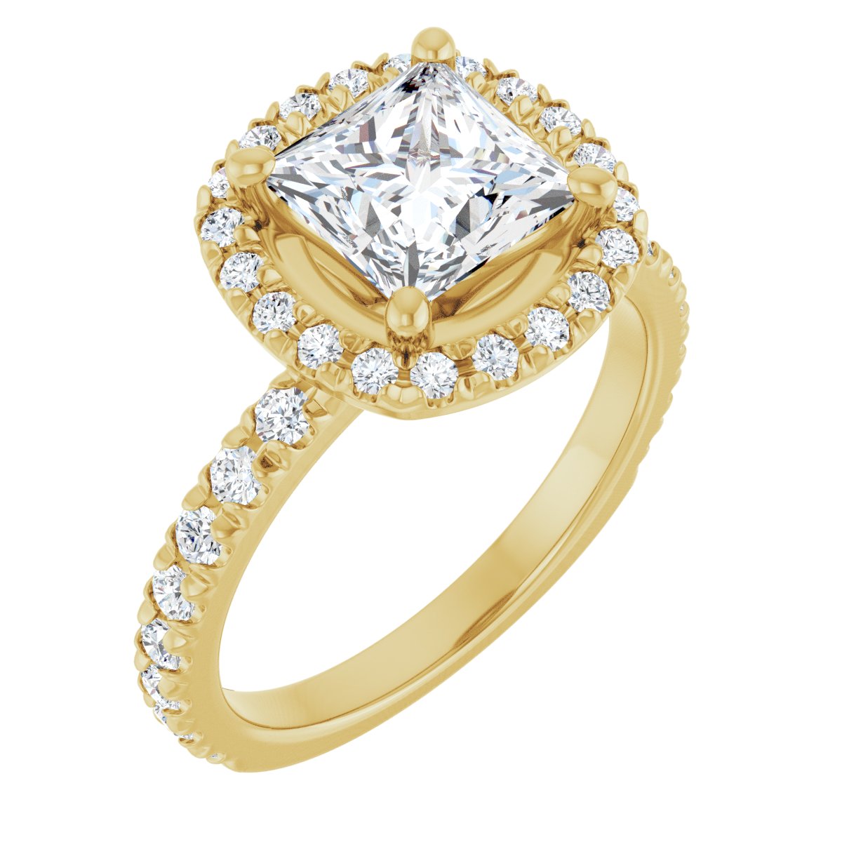 Halo-Style Engagement Ring