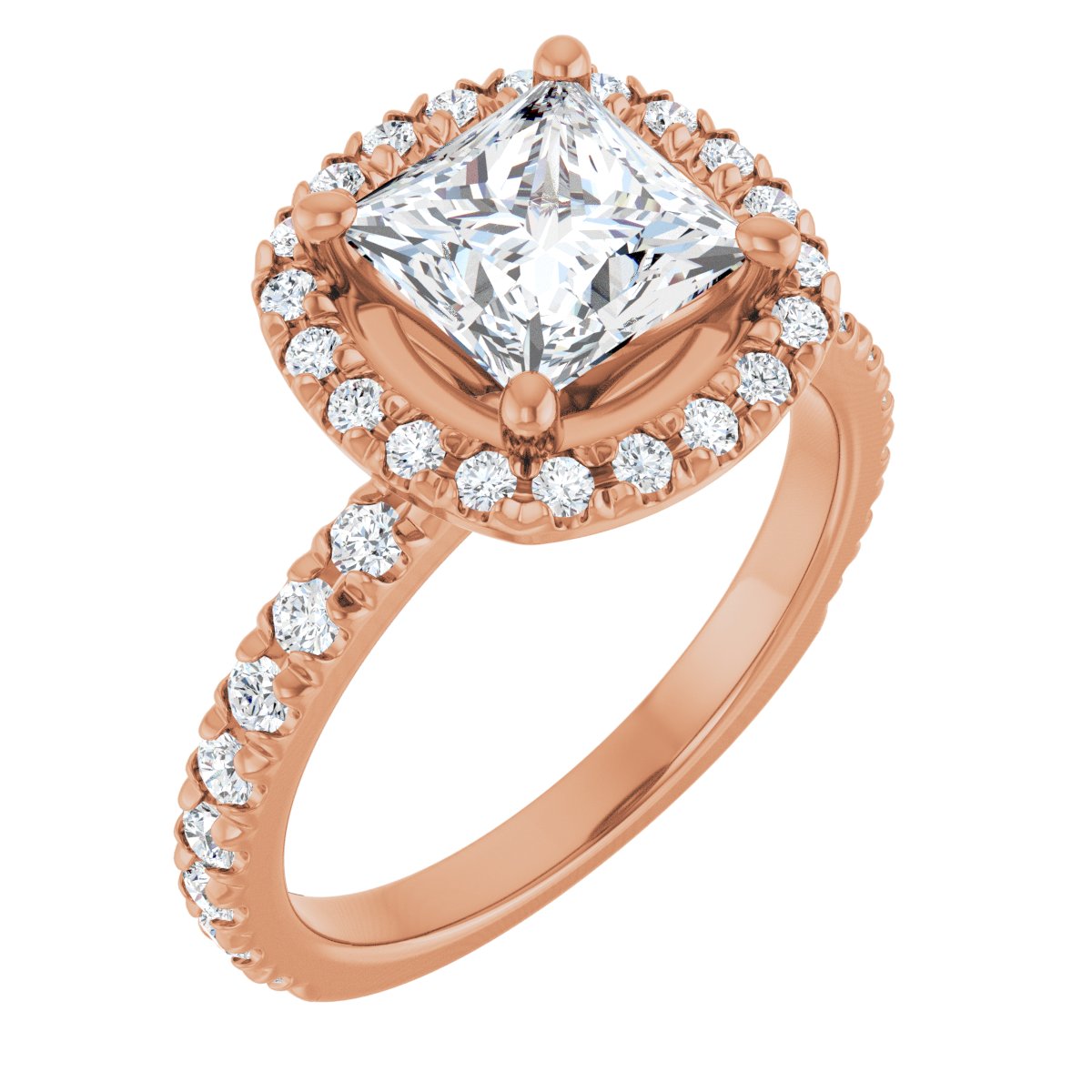 Halo-Style Engagement Ring