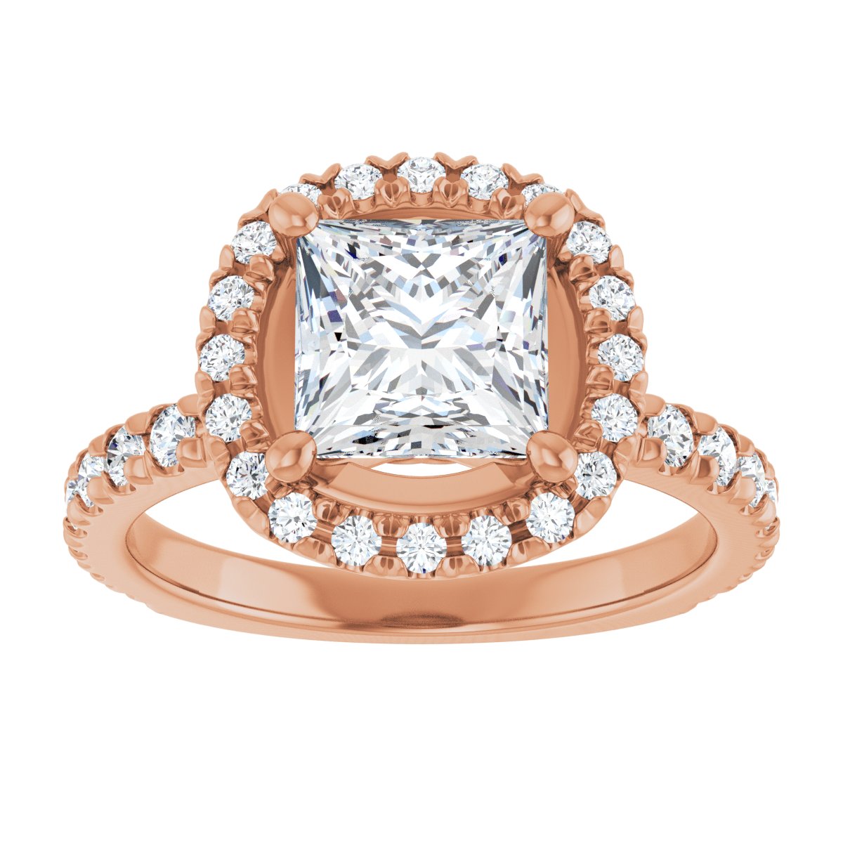 Halo-Style Engagement Ring