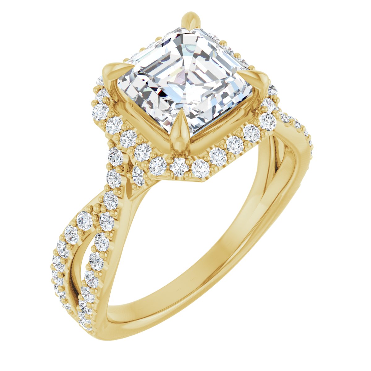 Halo-Style Engagement Ring