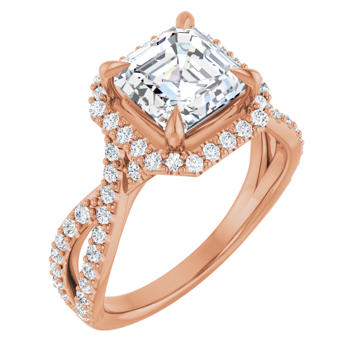 Halo-Style Engagement Ring