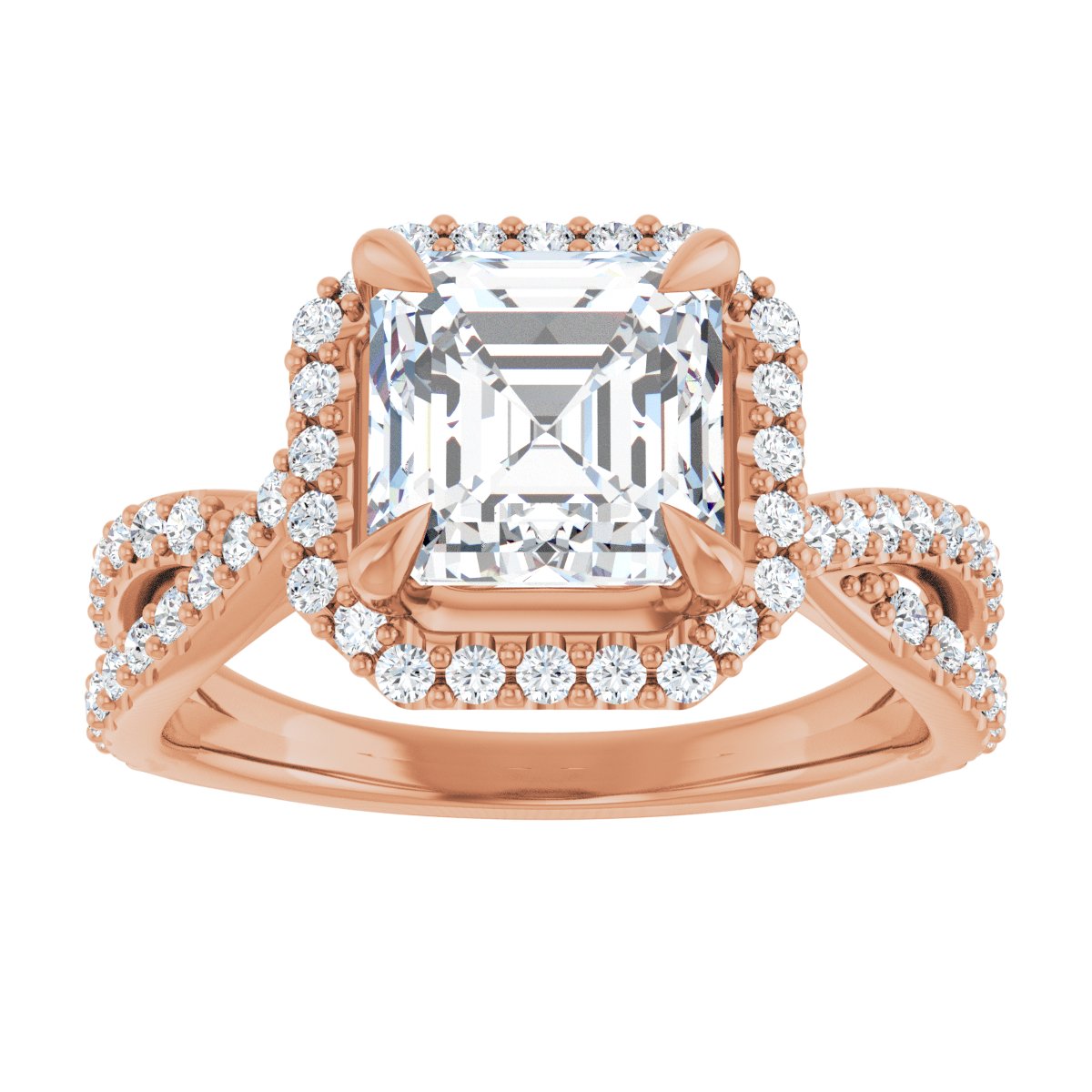 Halo-Style Engagement Ring