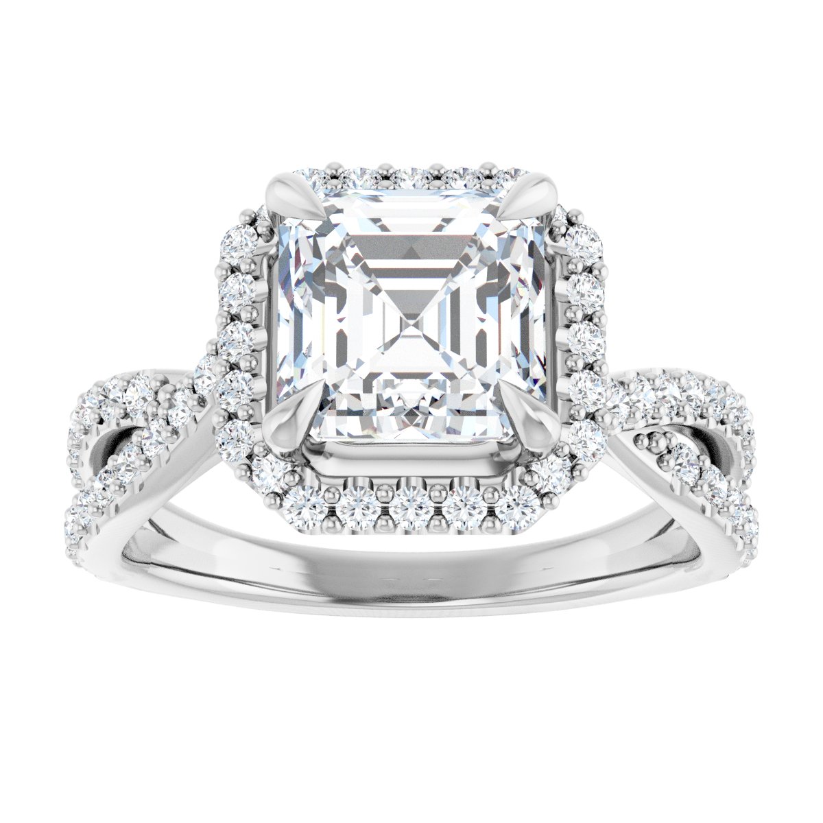 Halo-Style Engagement Ring