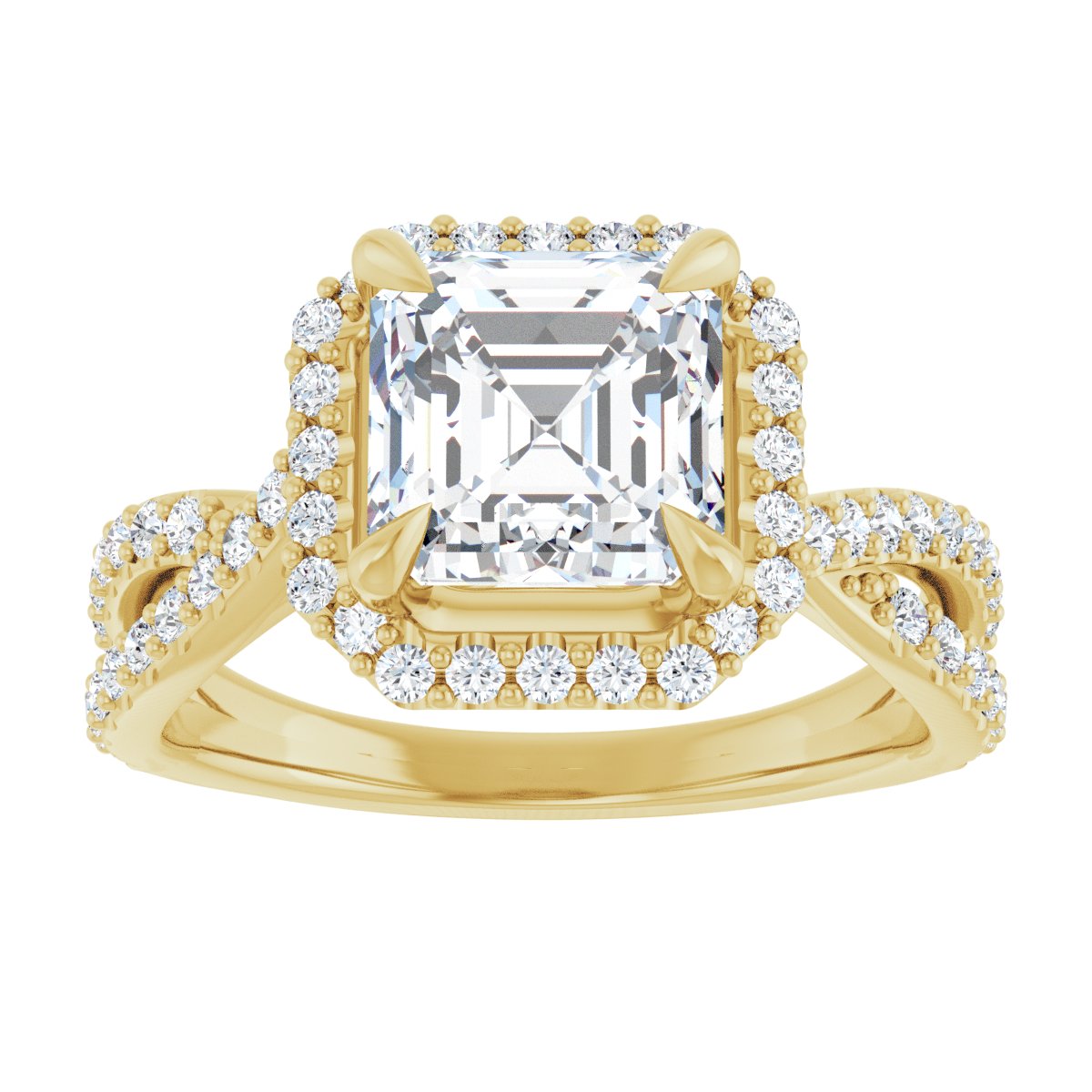 Halo-Style Engagement Ring