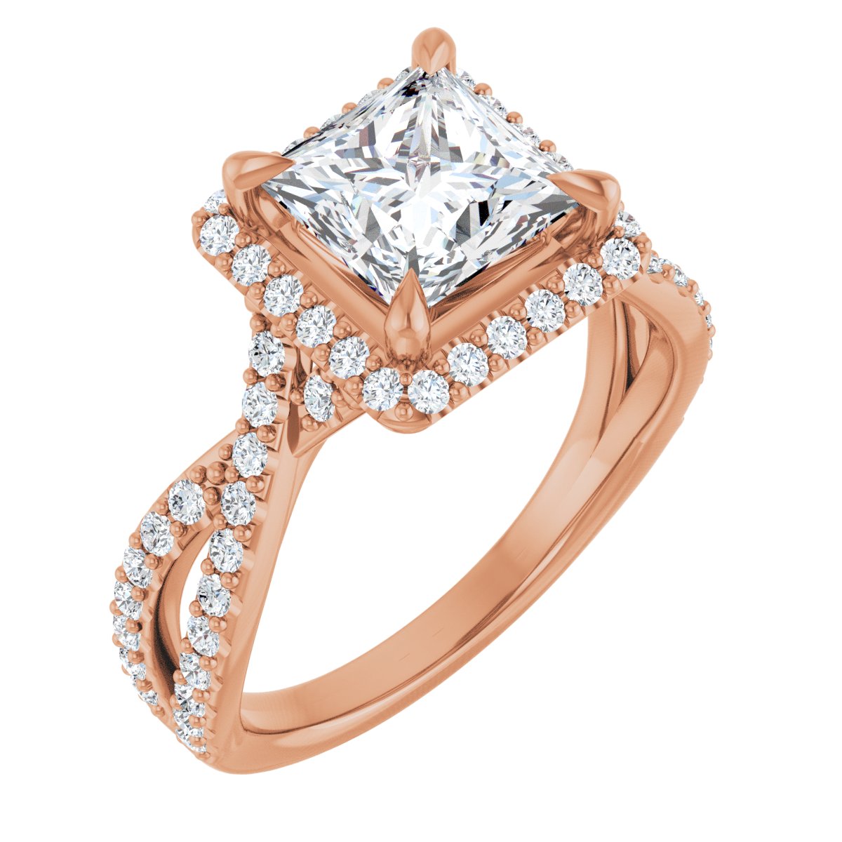 Halo-Style Engagement Ring