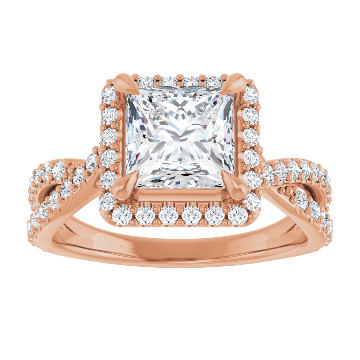 Halo-Style Engagement Ring