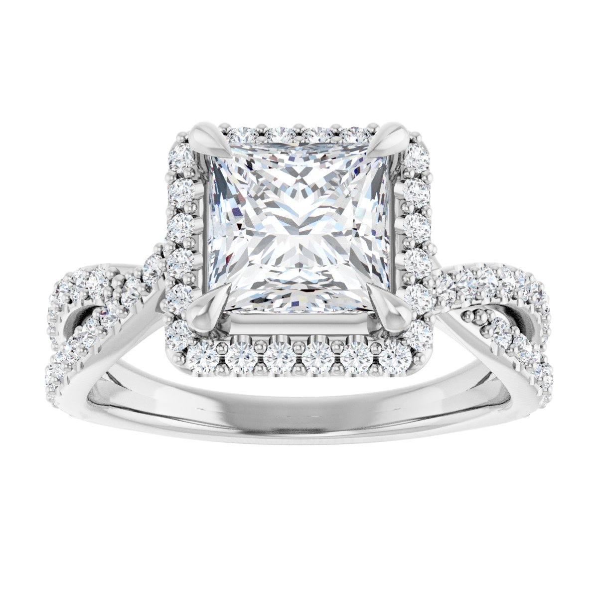 Halo-Style Engagement Ring