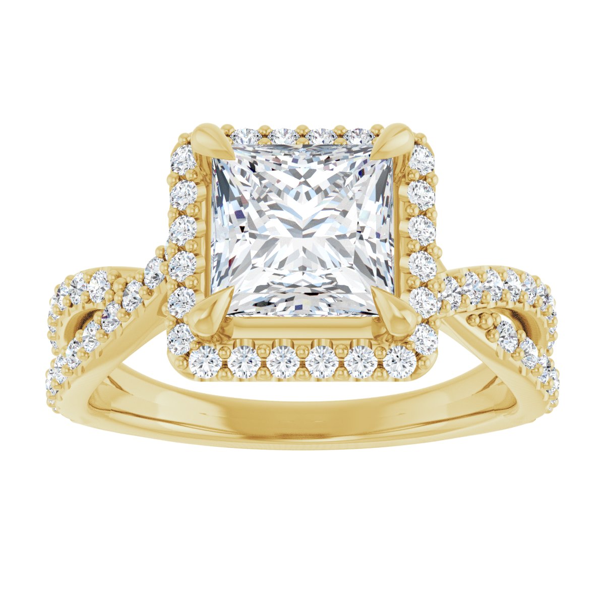 Halo-Style Engagement Ring