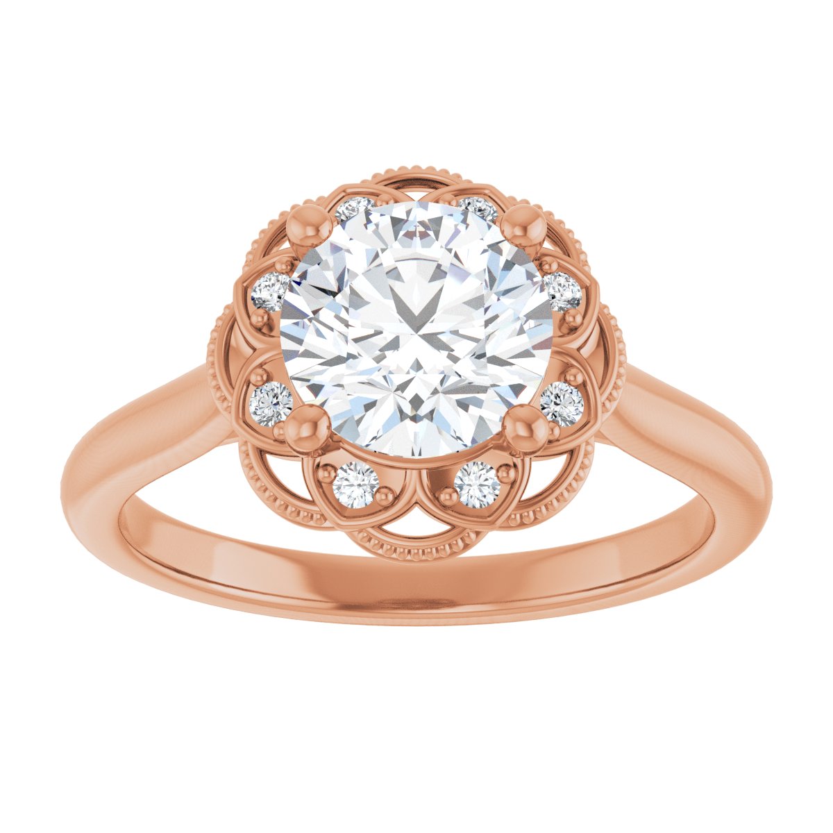 Halo-Style Engagement Ring