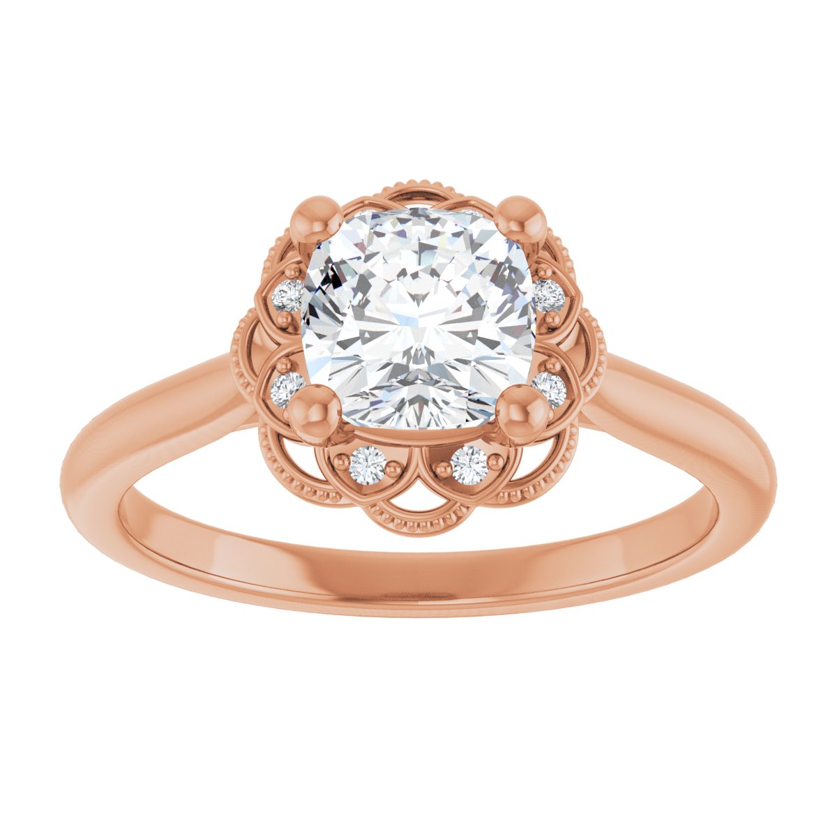 Halo-Style Engagement Ring