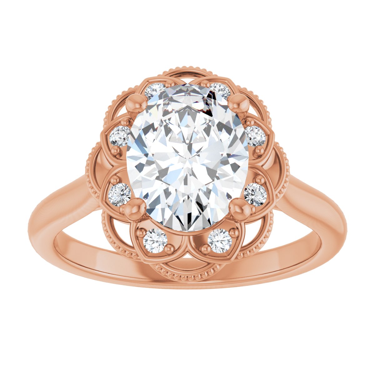 Halo-Style Engagement Ring