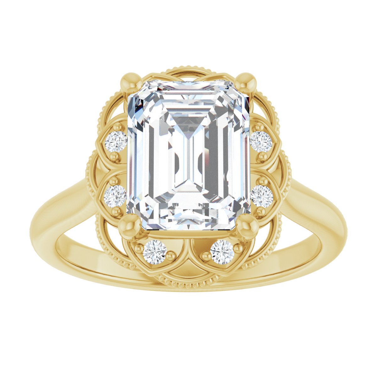 Halo-Style Engagement Ring