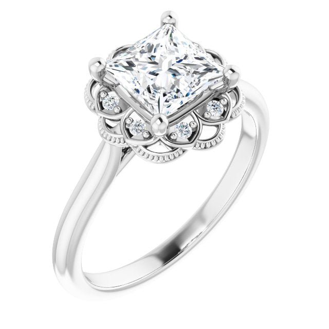 Halo-Style Engagement Ring