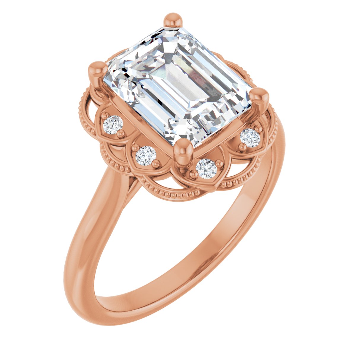 Halo-Style Engagement Ring