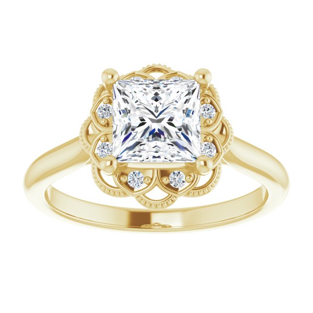 Halo-Style Engagement Ring