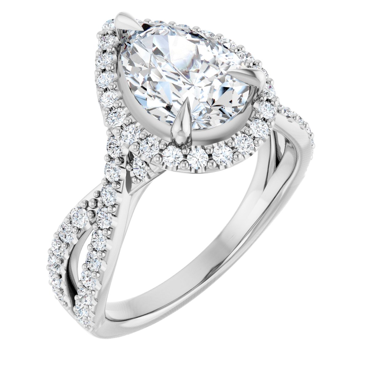 Halo-Style Engagement Ring