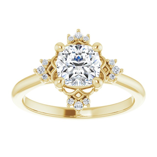 Accented Engagement Ring