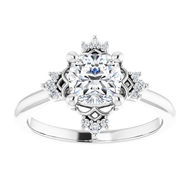 Accented Engagement Ring