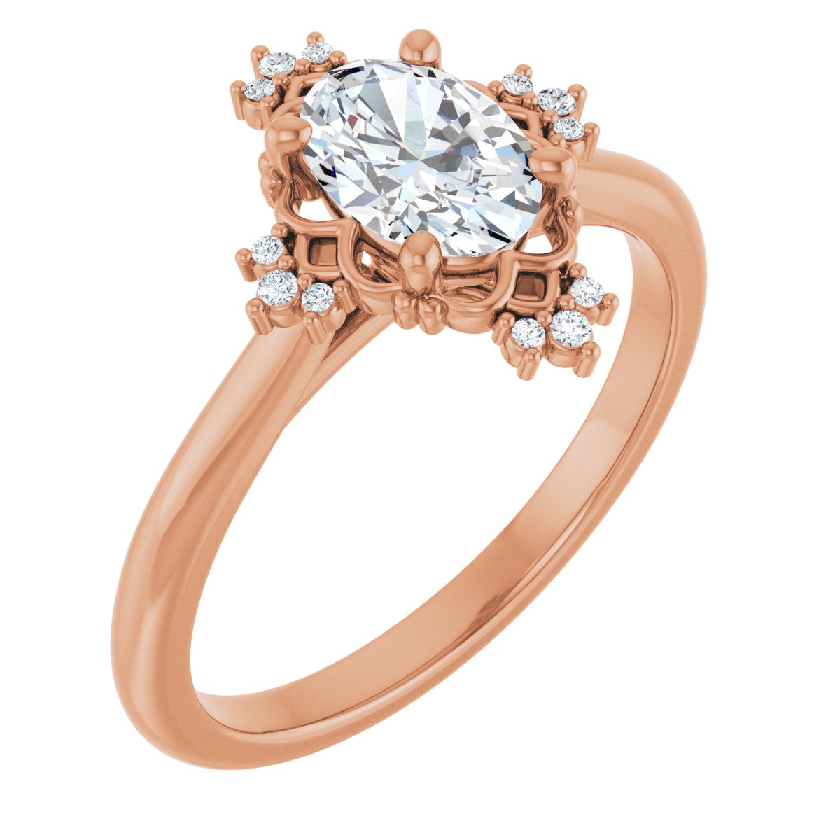 Accented Engagement Ring