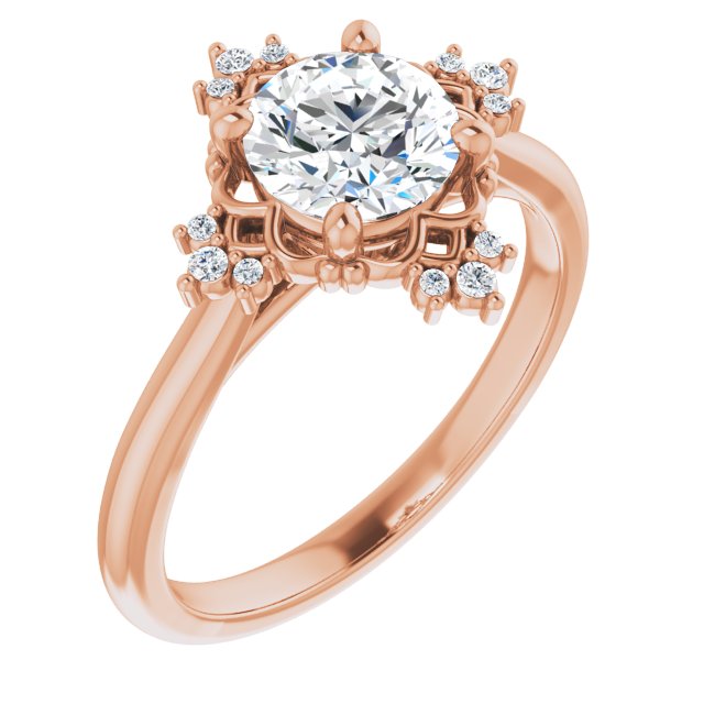 Accented Engagement Ring