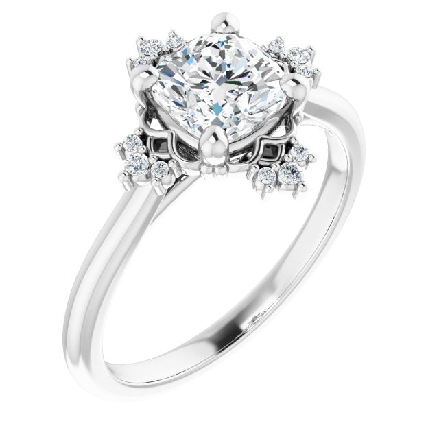 Accented Engagement Ring