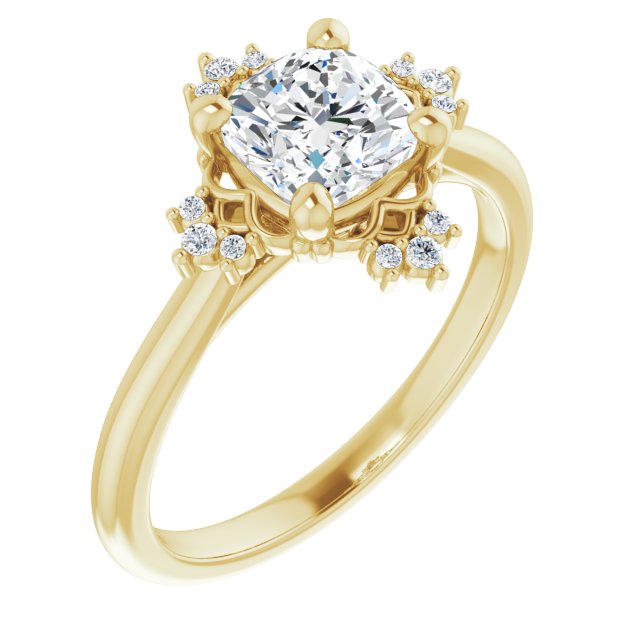 Accented Engagement Ring