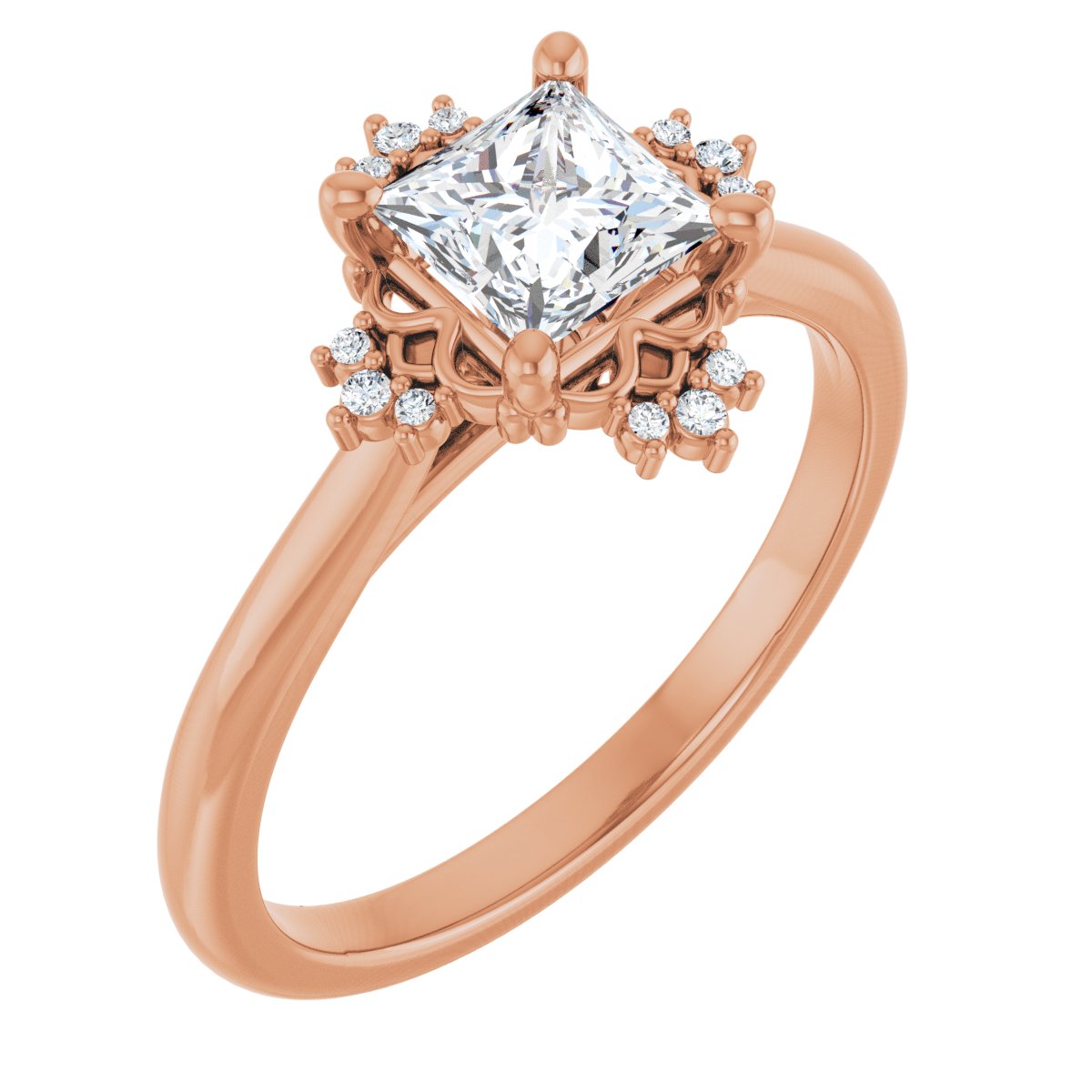 Accented Engagement Ring