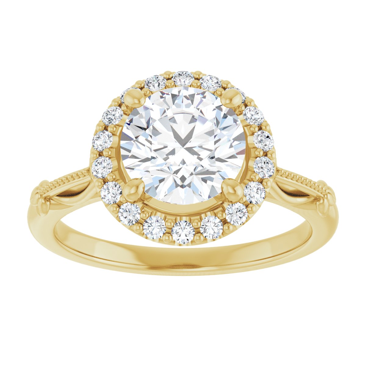 Halo-Style Engagement Ring