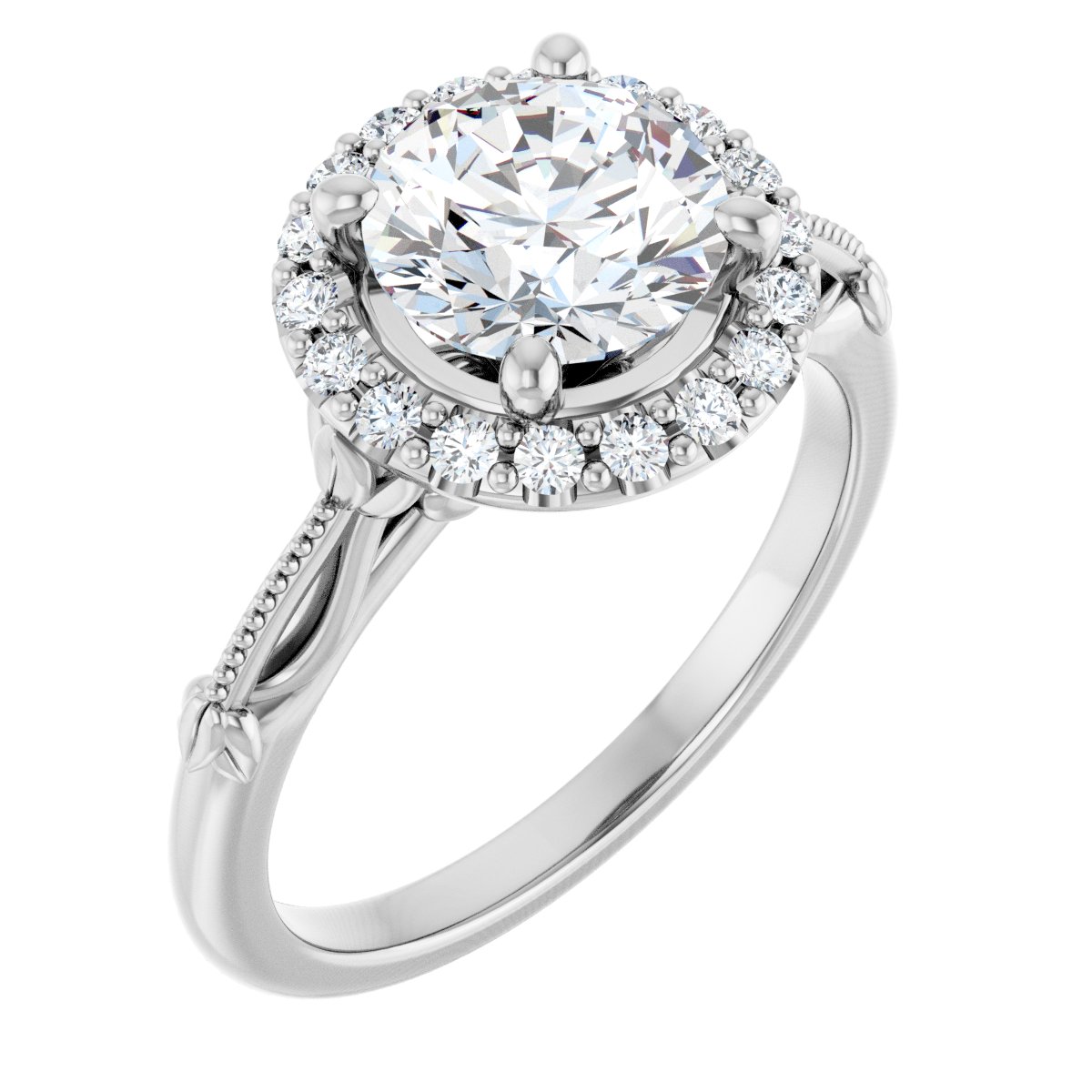 Halo-Style Engagement Ring