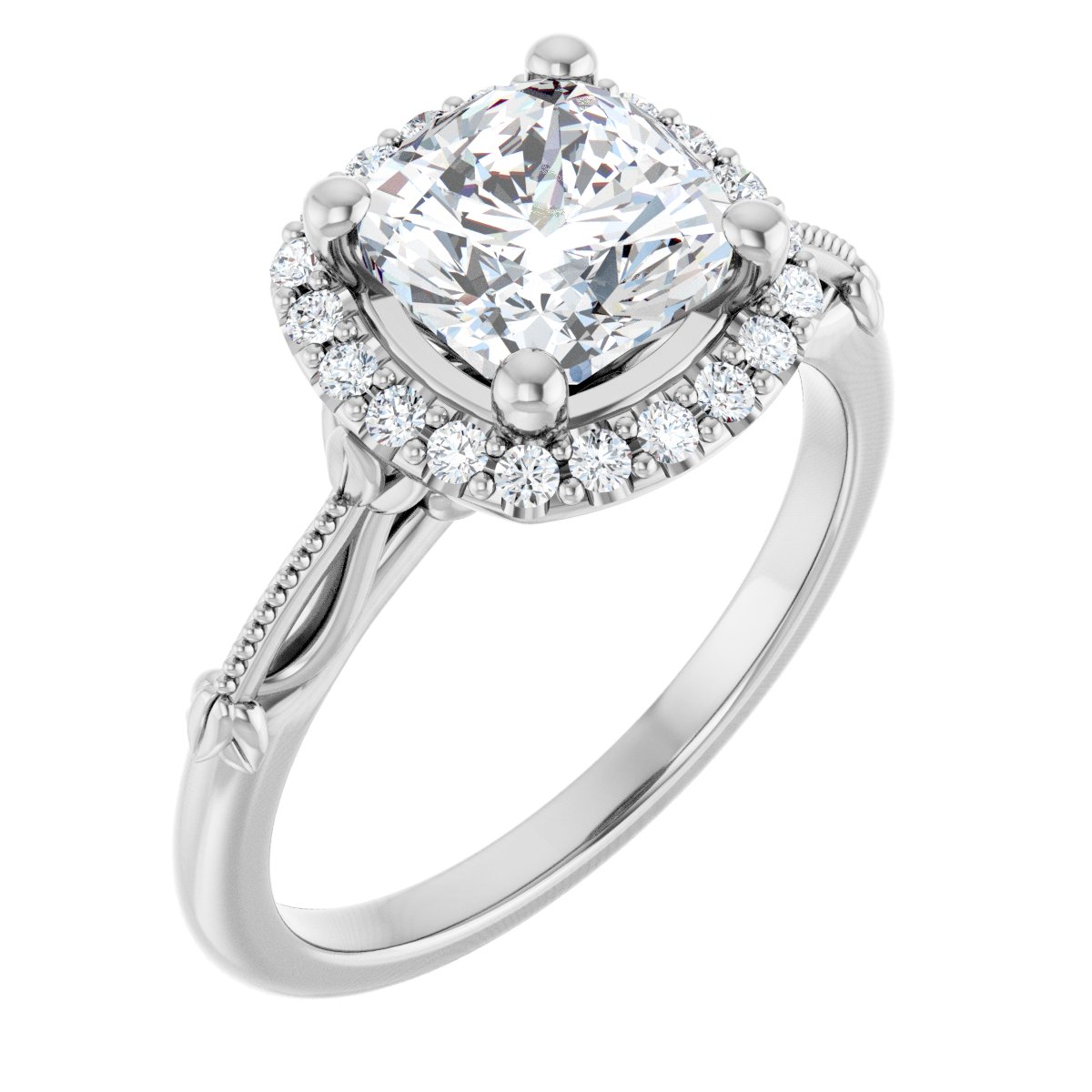 Halo-Style Engagement Ring