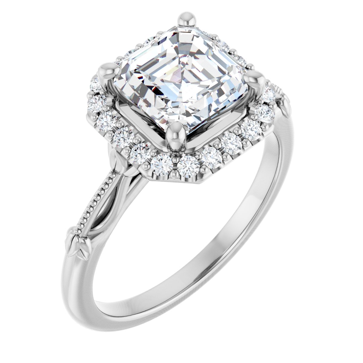 Halo-Style Engagement Ring