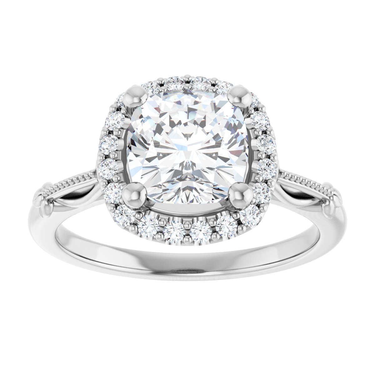 Halo-Style Engagement Ring